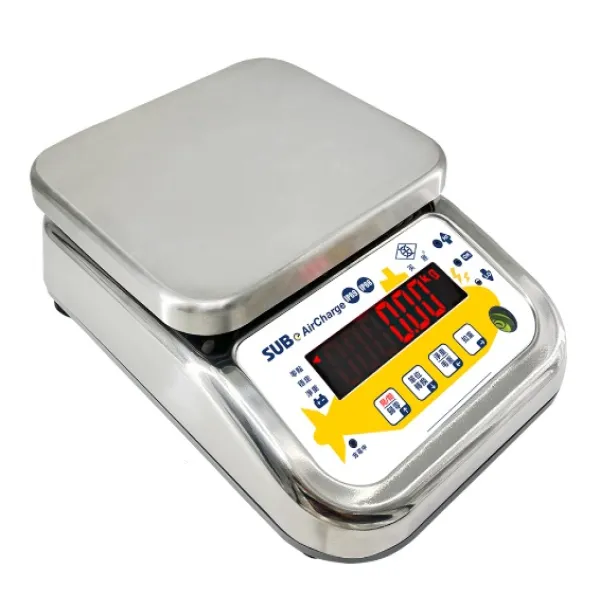 《12-4》SUB Aircharge / SUBe Aircharge 04不鏽鋼無線充電防水計重桌秤_431